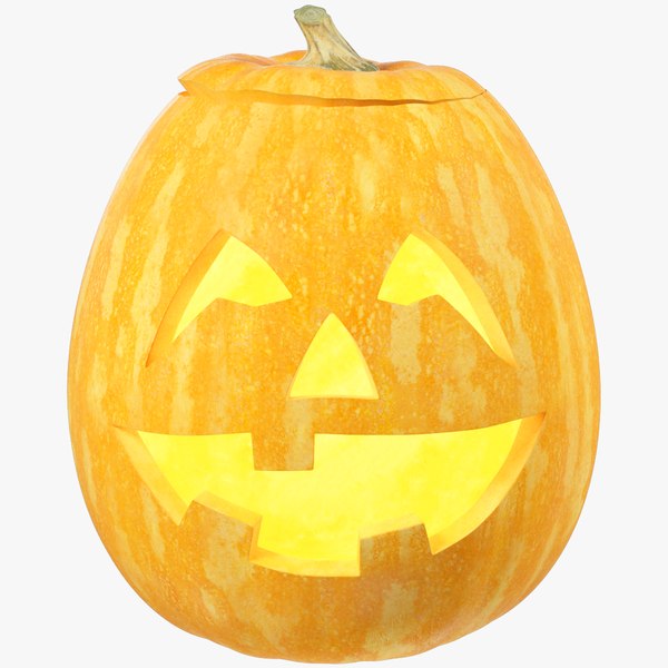 Halloween Pumpkin V4 3D model