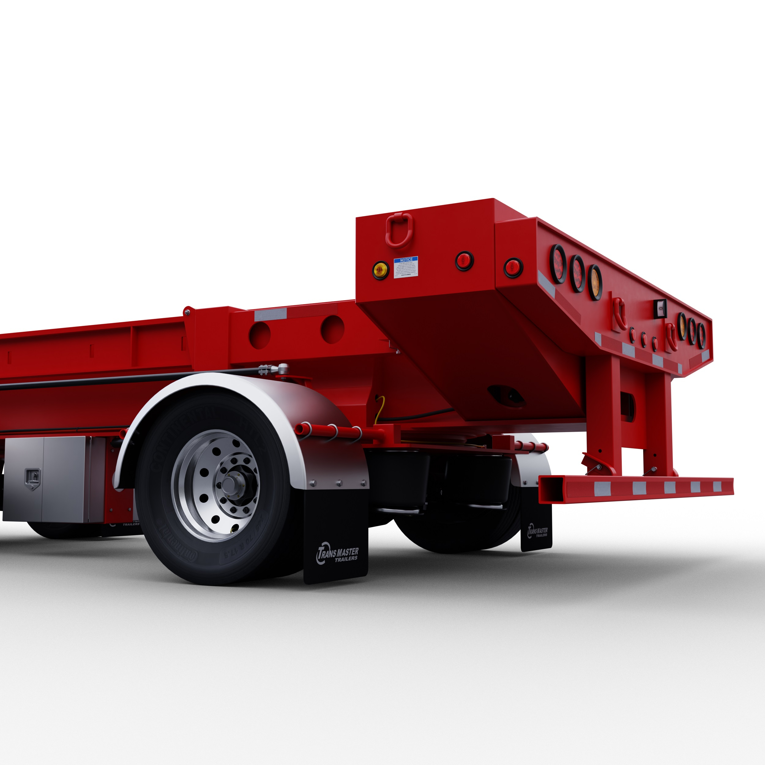 TransMaster 20T Windmill Blade Trailer 3D - TurboSquid 1723911