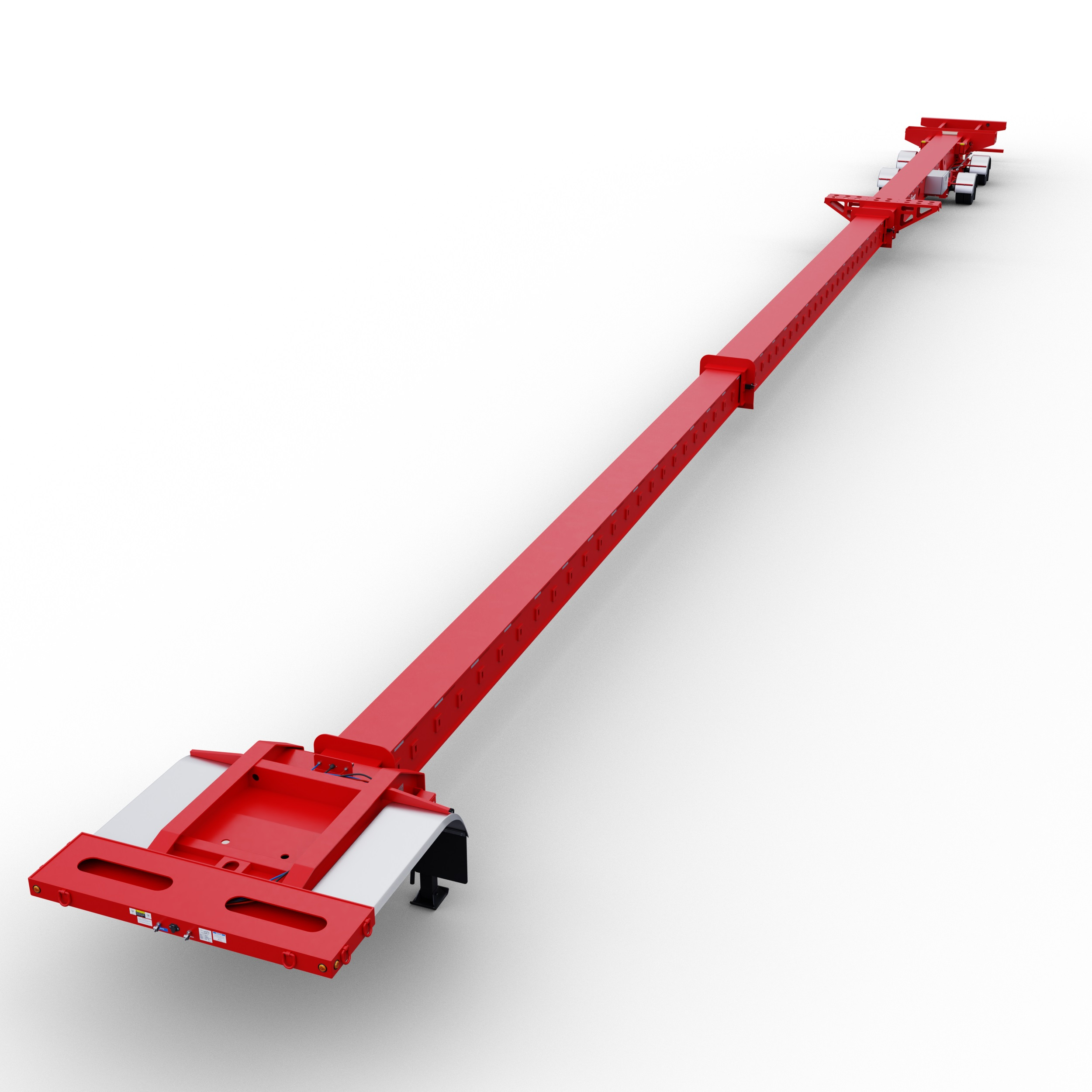 TransMaster 20T Windmill Blade Trailer 3D - TurboSquid 1723911