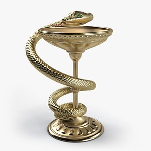 3D model Golden Hygieia Bowl