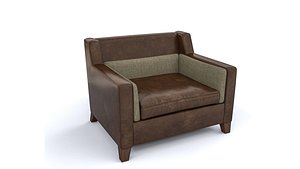3D Husband Club Chair model
