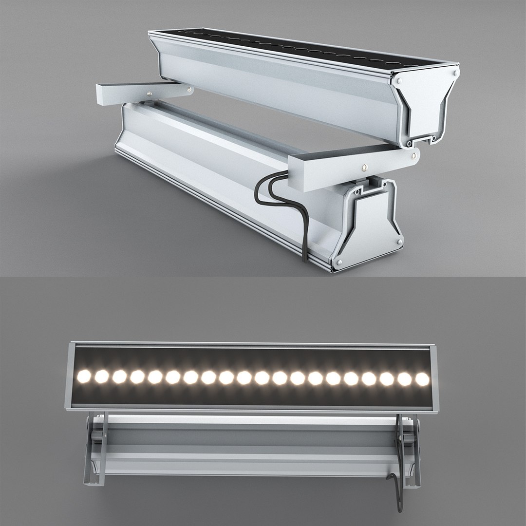 Exterior Led Bulding Light 3D Model - TurboSquid 1950925