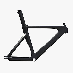 bike carbon frameset 3D model