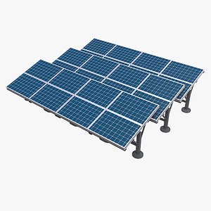 Solar Panels 3D model
