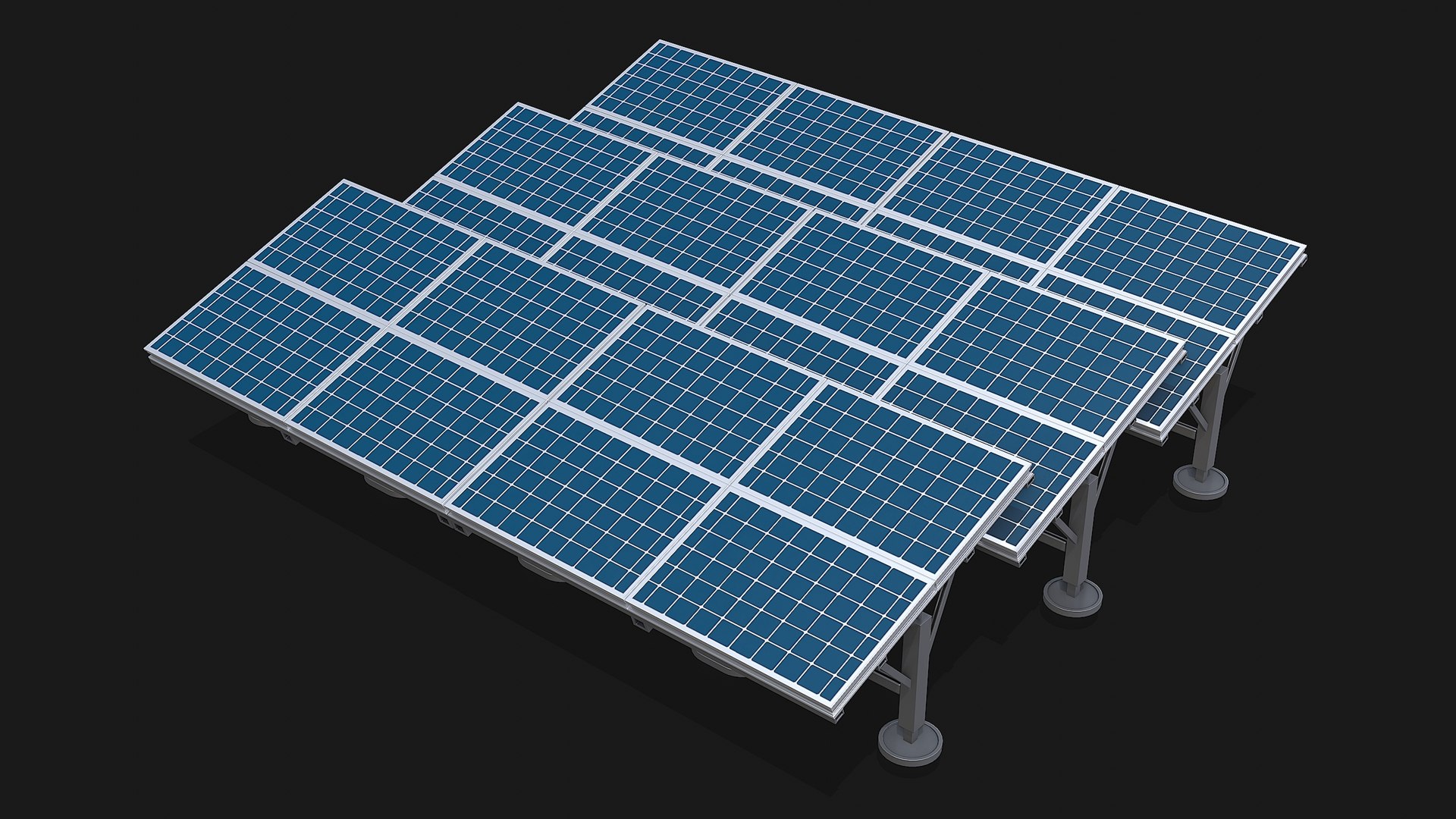 Solar Panels 3D Model - TurboSquid 2248664