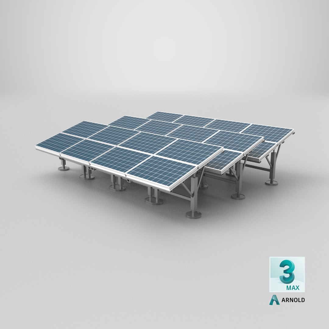 Solar Panels 3D Model - TurboSquid 2248664