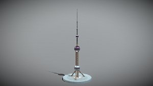3D model Oriental Pearl TV Tower