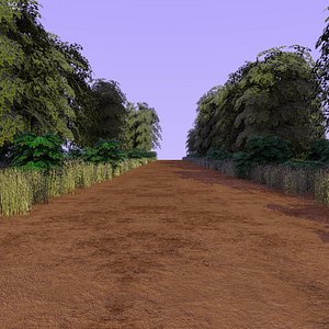 country forest path 2 3d 3ds