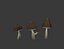 Mushroom Pack Low Poly Assets