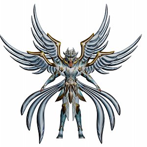 Saint Seiya God Jupiter Zeus Mid Poly 3D Model Games