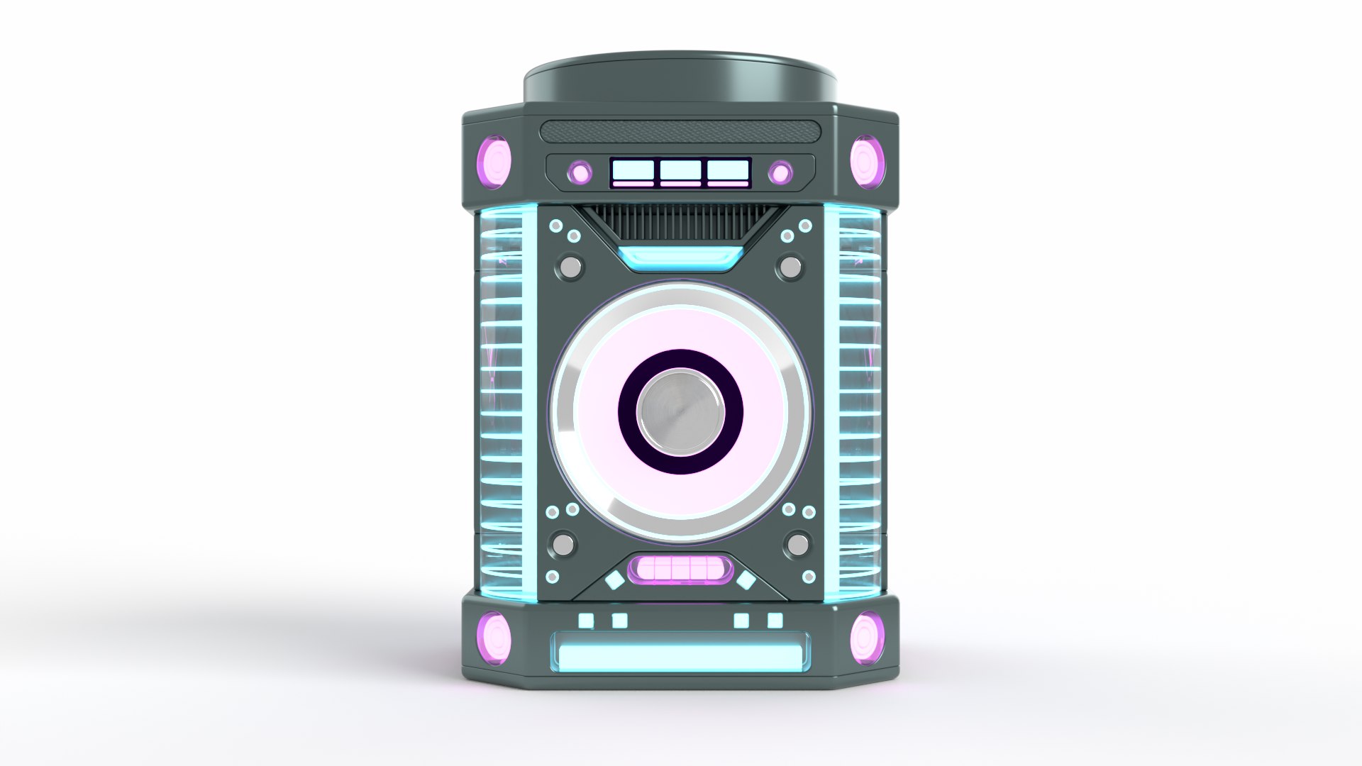 Futuristic Cyberpunk Bluetooth Speaker 3D https://p.turbosquid.com/ts-thumb/Pf/R6XbVj/kN/productshot4/png/1737028003/1920x1080/fit_q87/36073a5aa8f97b5bd58b767d8b21a750b433cedc/productshot4.jpg