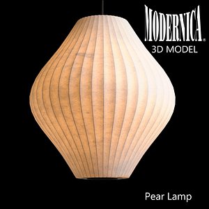 3d model modernica pear lamp
