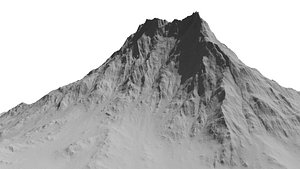 3D model Snow Mountain White Model
