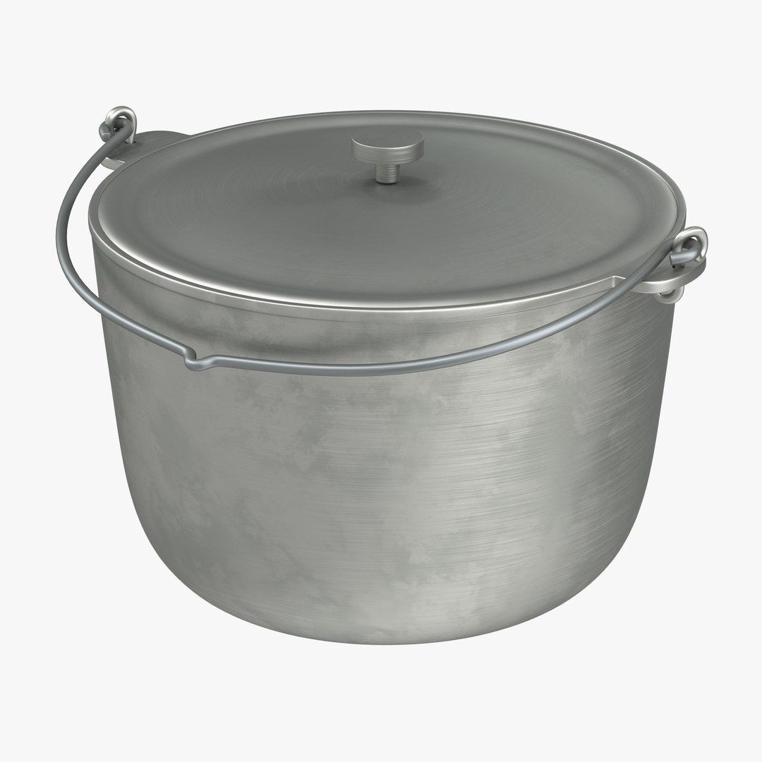 Camping Hanging Pot 3D model preview