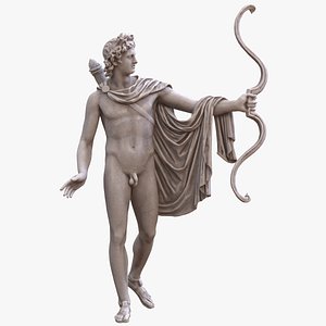 3D Apollo Belvedere Statue model