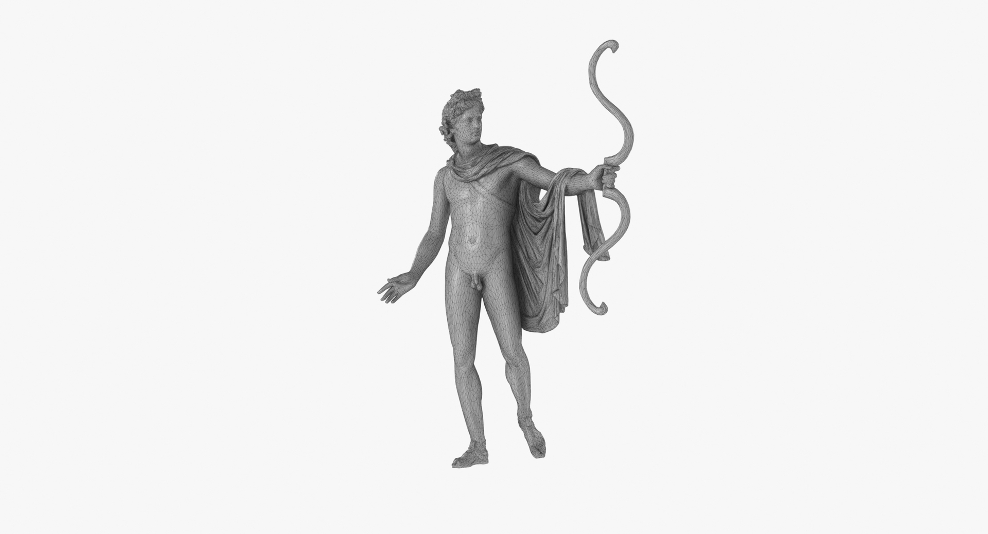modelo 3d Apollo Belvedere Statue - TurboSquid 2035482