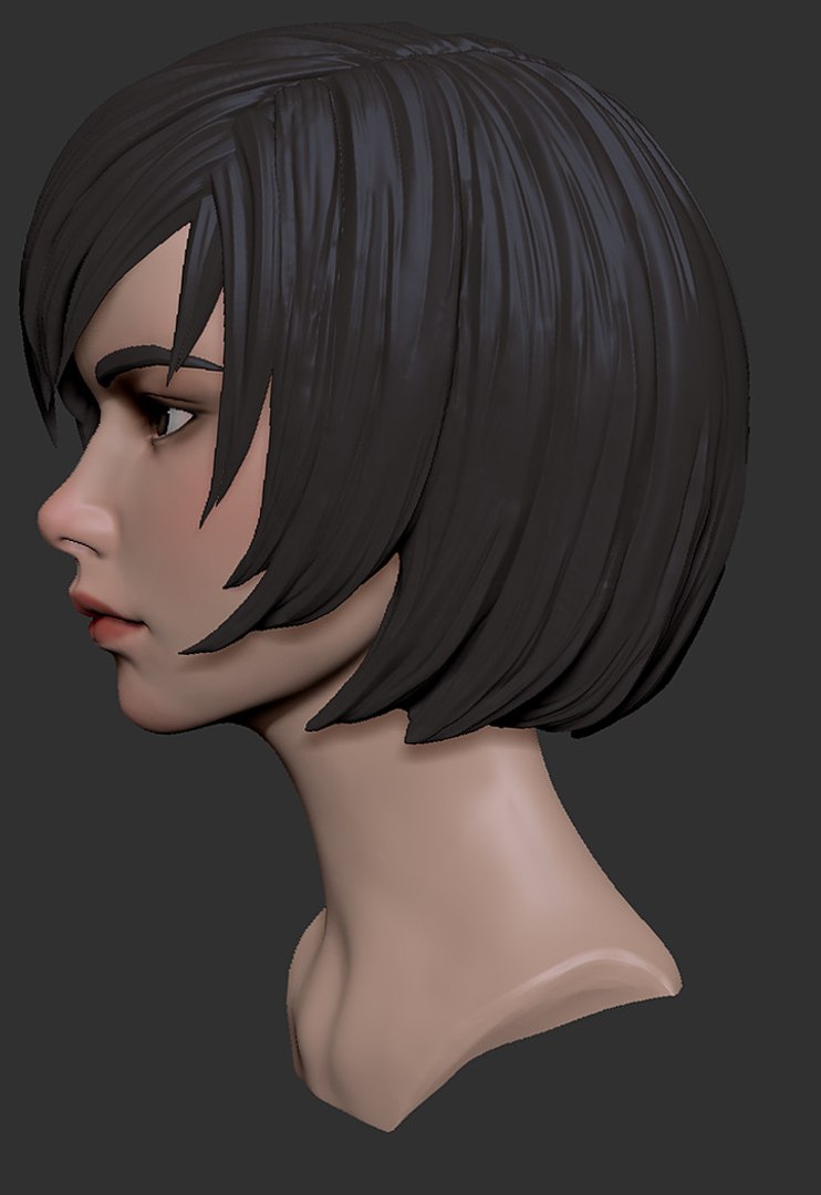 Anime Head Model - TurboSquid 1377324