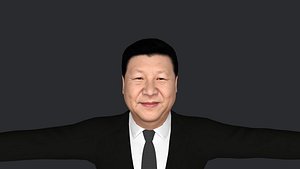 Xi Jinping Hyper Realistic Full Body Fully Rigged 3D Character