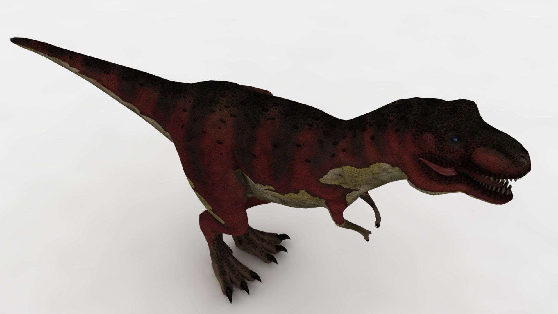 Tyrannosaurus Rex Rigged And Animated 3D - TurboSquid 2348397