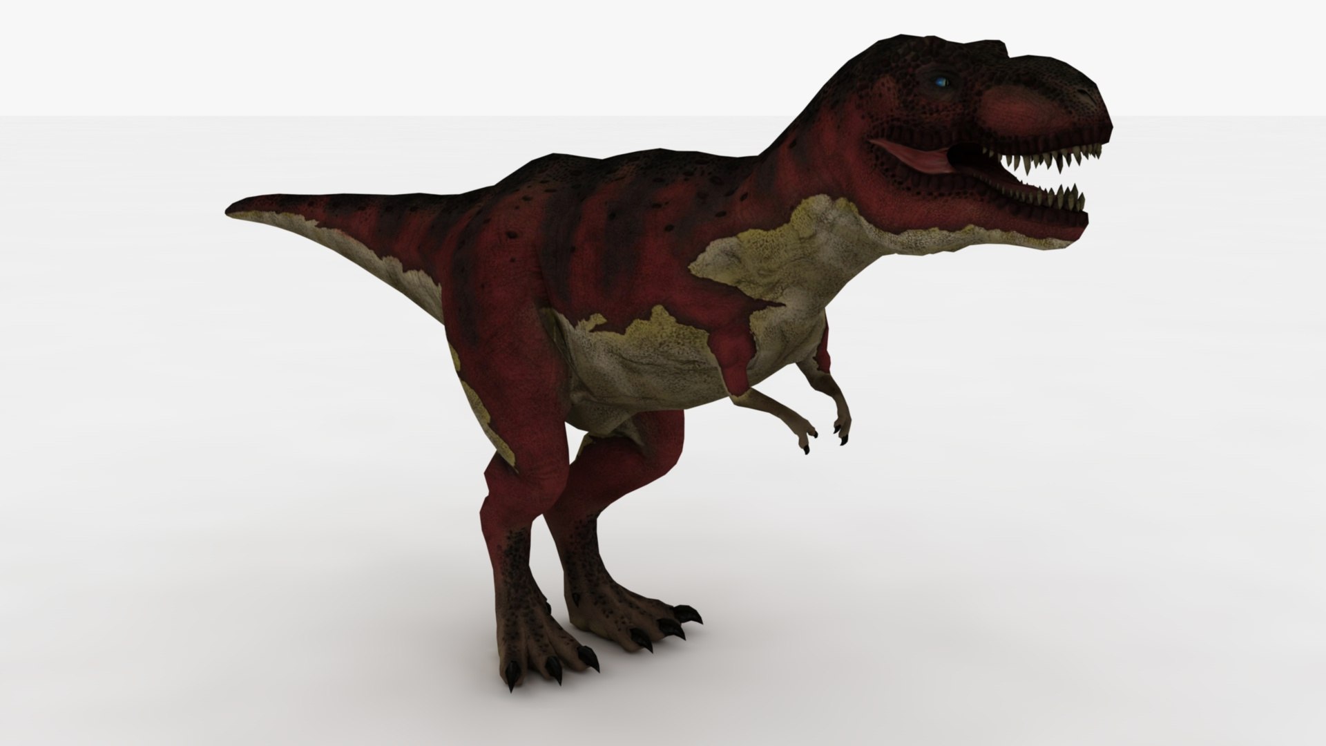 Tyrannosaurus Rex Rigged And Animated 3D - TurboSquid 2348397