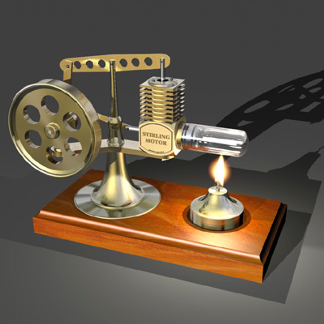 Stirling Motor 3d Model