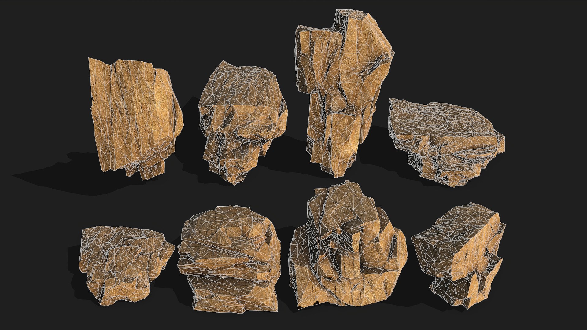 Desert Rocks 10 3D Model - TurboSquid 2046905