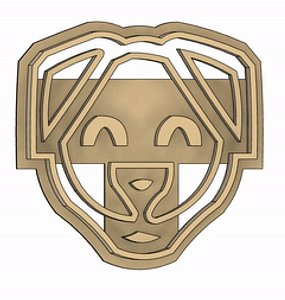3D model DOG COOKIE CUTTER