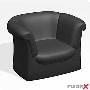 3d model armchair chair