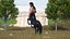 Long Haired Male Centaur Action Pose