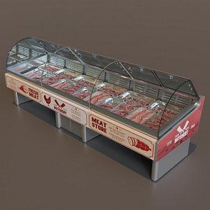 3D butchery meat refrigeration