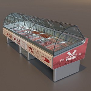 Display Fridge Butcher StoreLarge