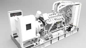3D Diesel generator
