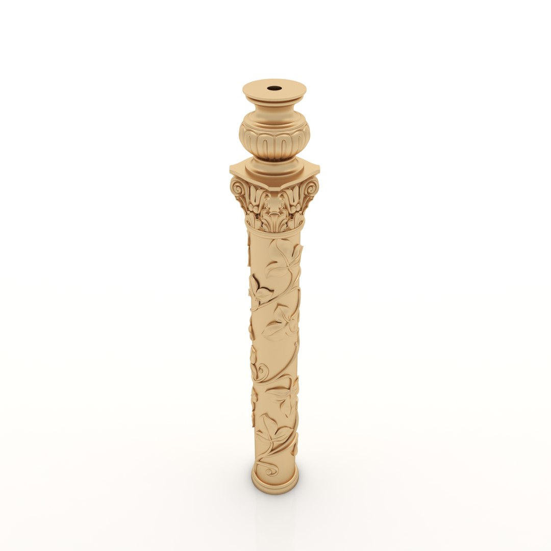 3D Architectural Column Decor - TurboSquid 1165657