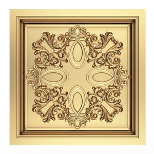 Carved Ceiling Tile 06