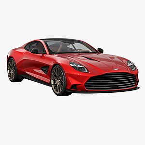 3D 2025 Aston Martin Vanquish
