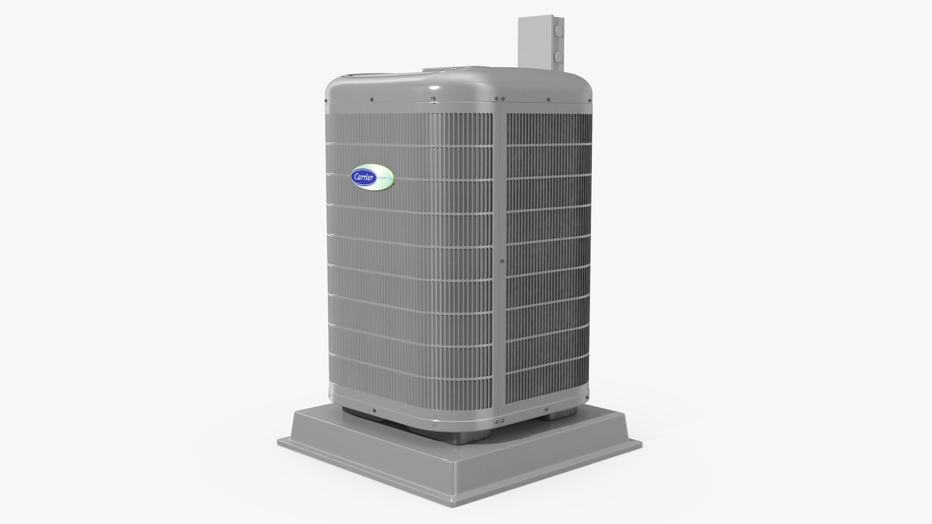 Central Air Conditioner Carrier Infinity 19VS 3D model TurboSquid 1987163