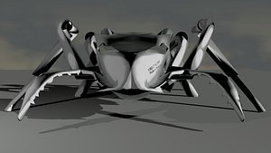Electronic insect robot fully chromed