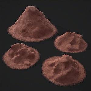 Cocoa Powder 3D model