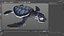 Baby Sea Turtle Black 3D model