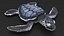 Baby Sea Turtle Black 3D model