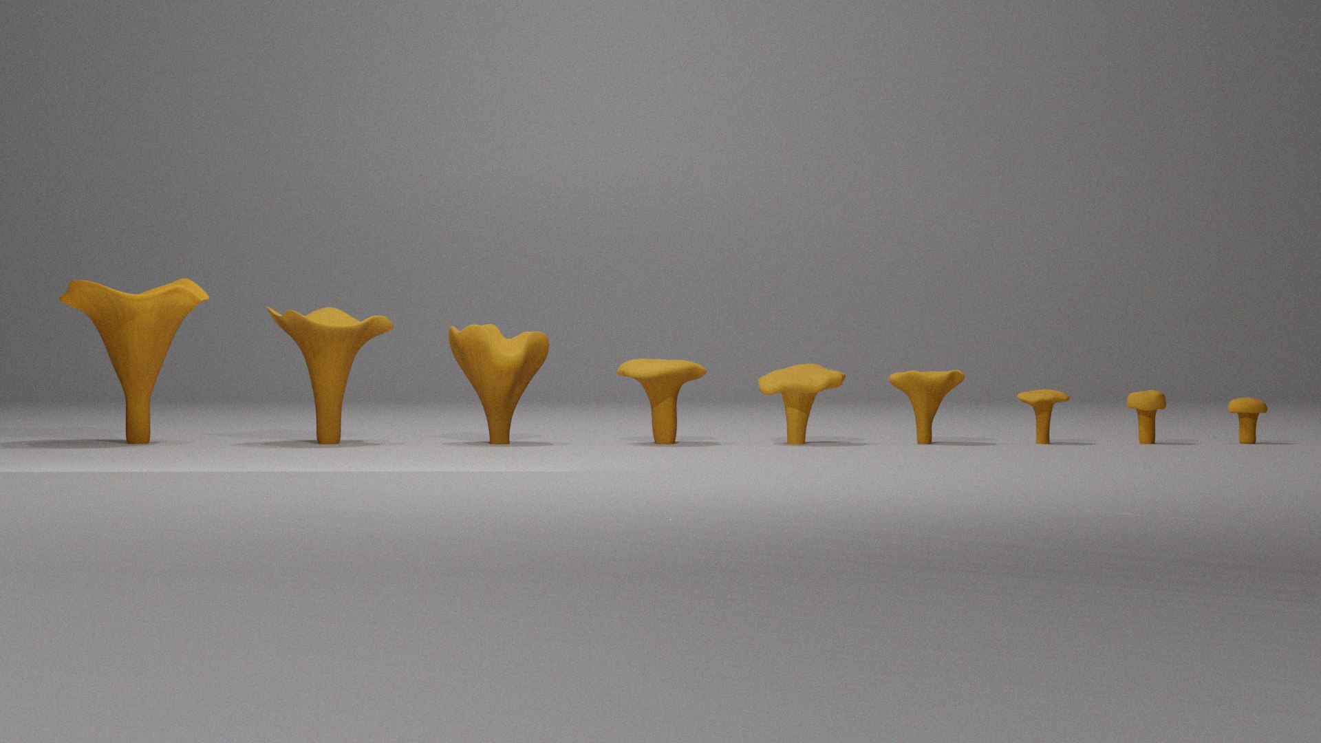 3D model Stylized Chanterelle Mushrooms Collection - Middle and VR  AR  low-poly 3d model https://p.turbosquid.com/ts-thumb/Pg/6n8bpR/AA/new2copy/png/1716031449/1920x1080/fit_q87/4d3ff4dbf7f3d802d2806bd0ea1682522f8dde2f/new2copy.jpg