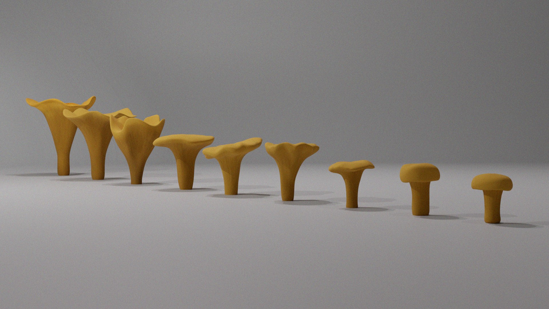 3D model Stylized Chanterelle Mushrooms Collection - Middle and VR  AR  low-poly 3d model https://p.turbosquid.com/ts-thumb/Pg/6n8bpR/DX/low_poly4/png/1716031445/1920x1080/fit_q87/1aca121e6af9e3205ff9a88376b98a01b5f39b97/low_poly4.jpg
