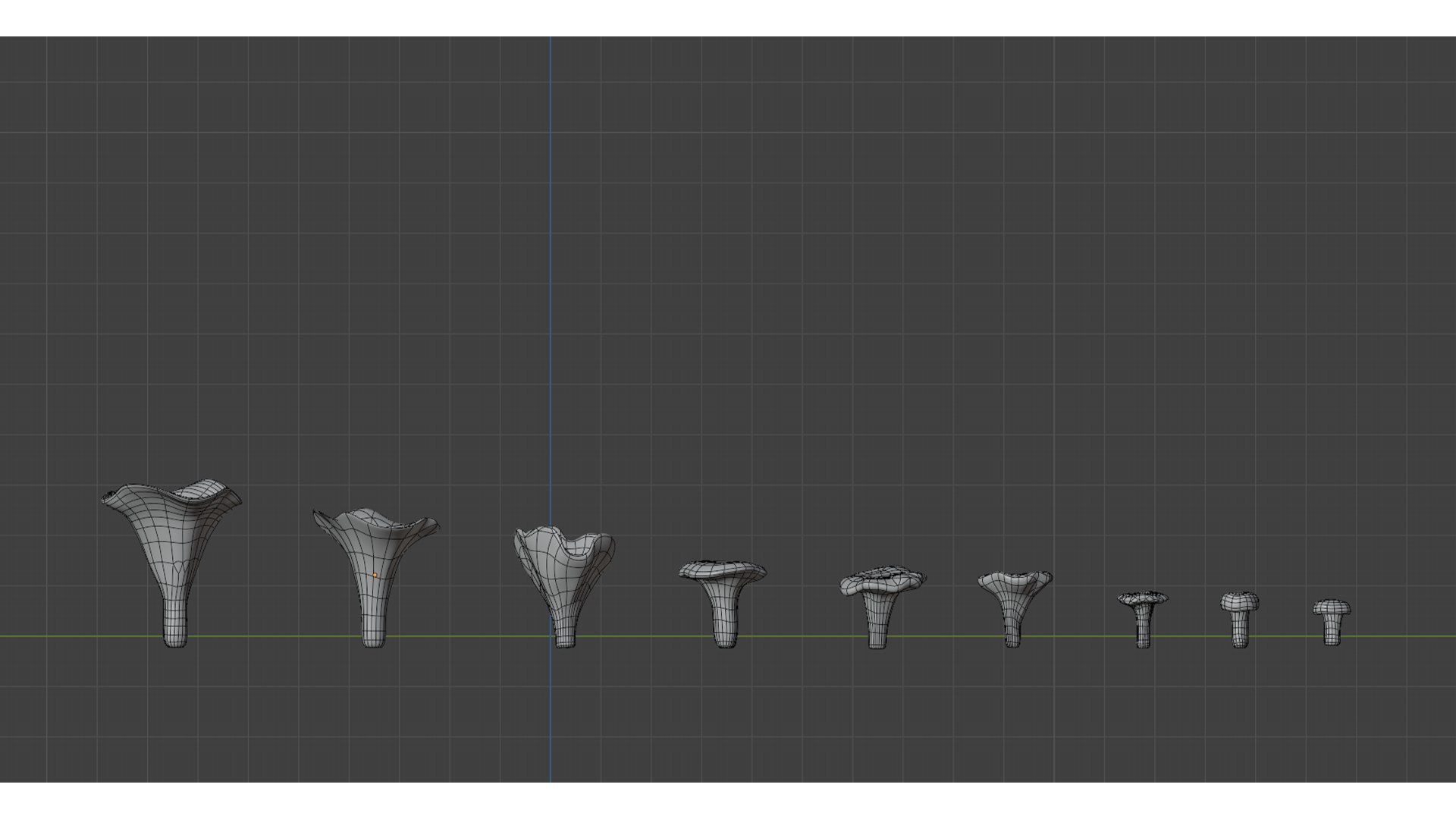 3D model Stylized Chanterelle Mushrooms Collection - Middle and VR  AR  low-poly 3d model https://p.turbosquid.com/ts-thumb/Pg/6n8bpR/HW/wireframe2/png/1716042994/1920x1080/fit_q87/11bea8321121ca5e4f4d4a72d44eb0f8dd8323da/wireframe2.jpg