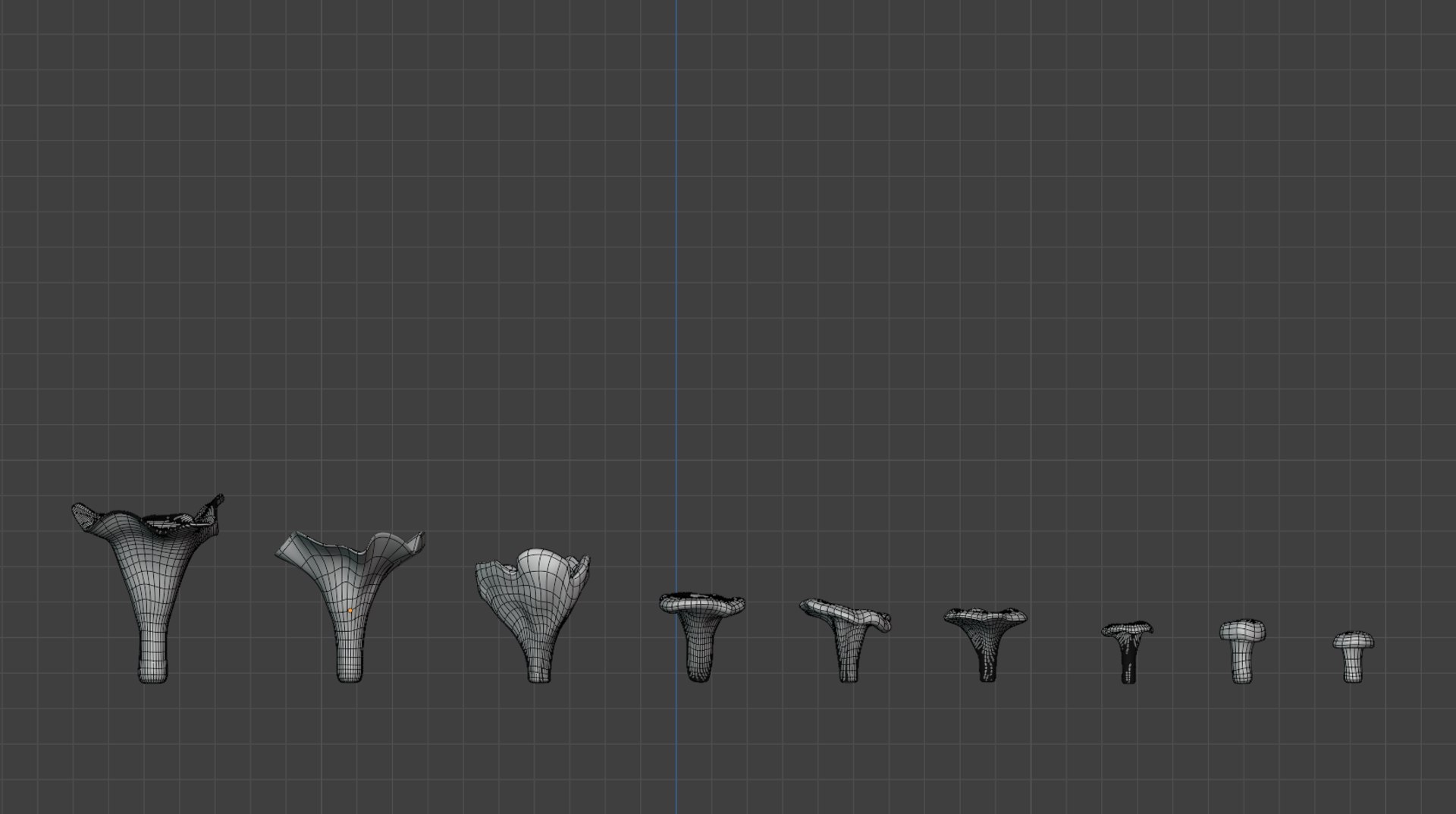 3D model Stylized Chanterelle Mushrooms Collection - Middle and VR  AR  low-poly 3d model https://p.turbosquid.com/ts-thumb/Pg/6n8bpR/pW/wireframe_midde/png/1716044705/1920x1080/fit_q87/176c428ffcd53f921e6e7dafc2be89692f79f360/wireframe_midde.jpg