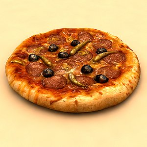 pizza box 3d model