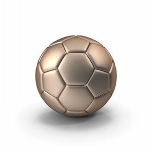3D Ball Bronze model