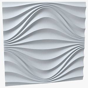 3D 3D Wall Panel Circular Wave Ceramic