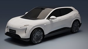 3D Hybrid Crossover Avatr 07 EV Li Bai color 3D Model model