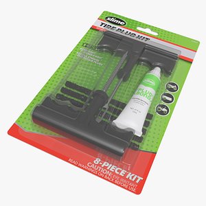 Slime Tire Plug Repair Kit with Glue 1034-A in Package