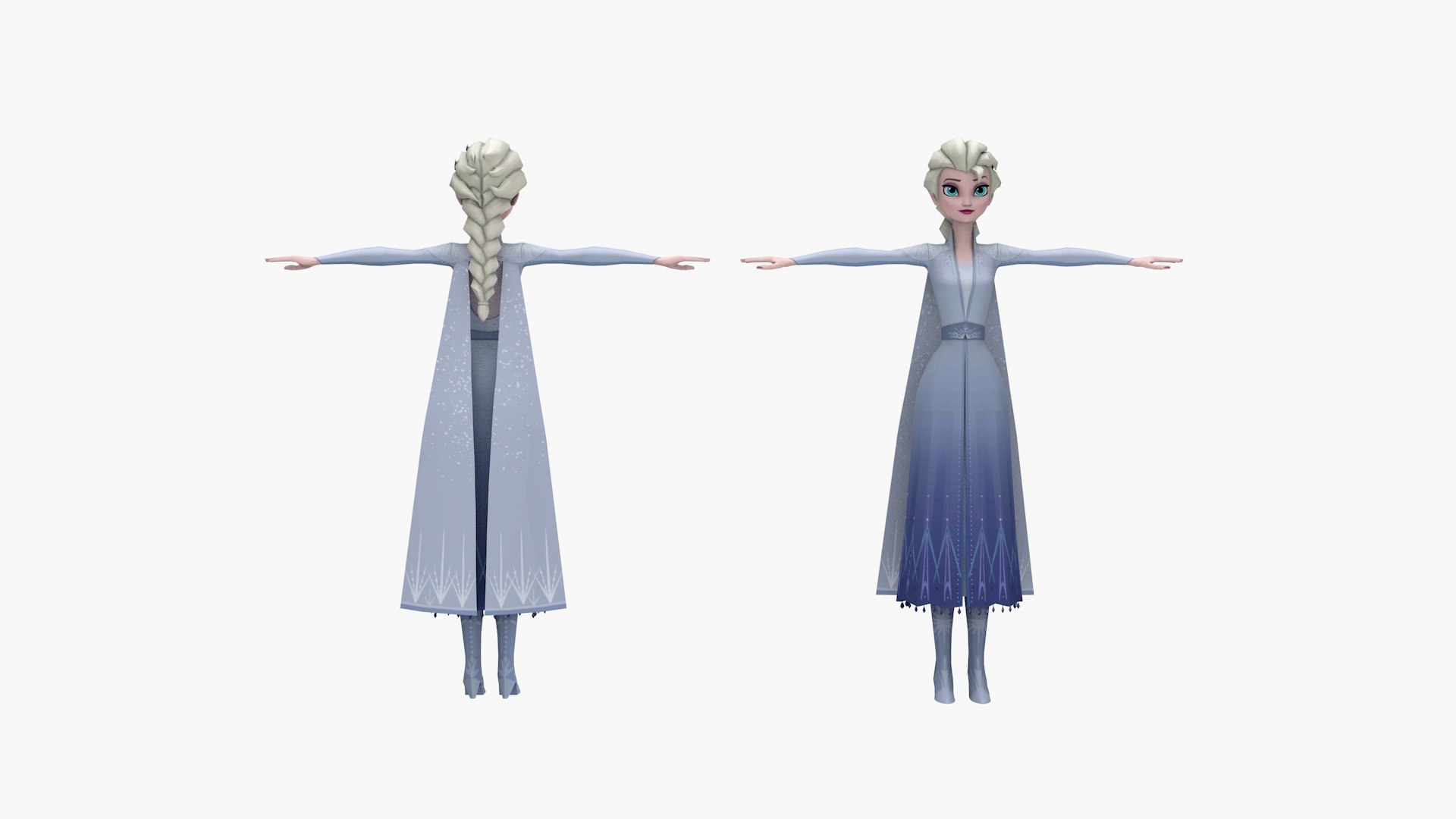 3D Model Elsa Princess - TurboSquid 1845134
